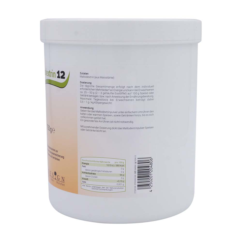 Maltodextrin 12 750g Med 1 Stk.