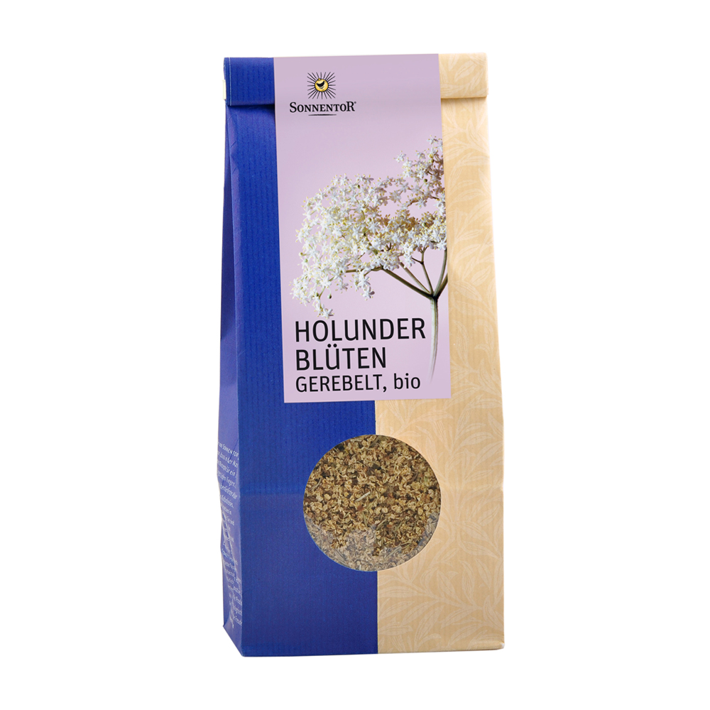 Sonnentor Holunderblüten gerebelt bio, 80 g