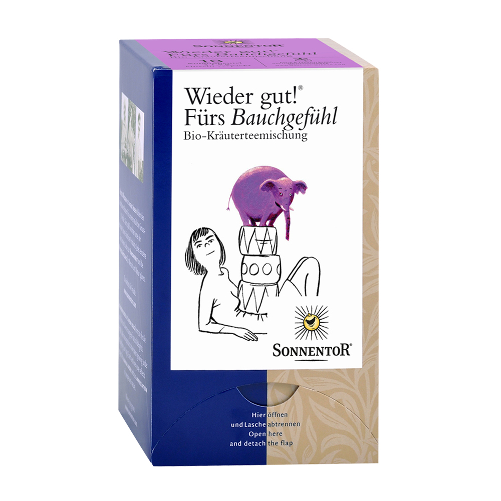 Sonnentor Fürs Bauchgefühl – Wieder gut! bio, Doppelkammerbeutel