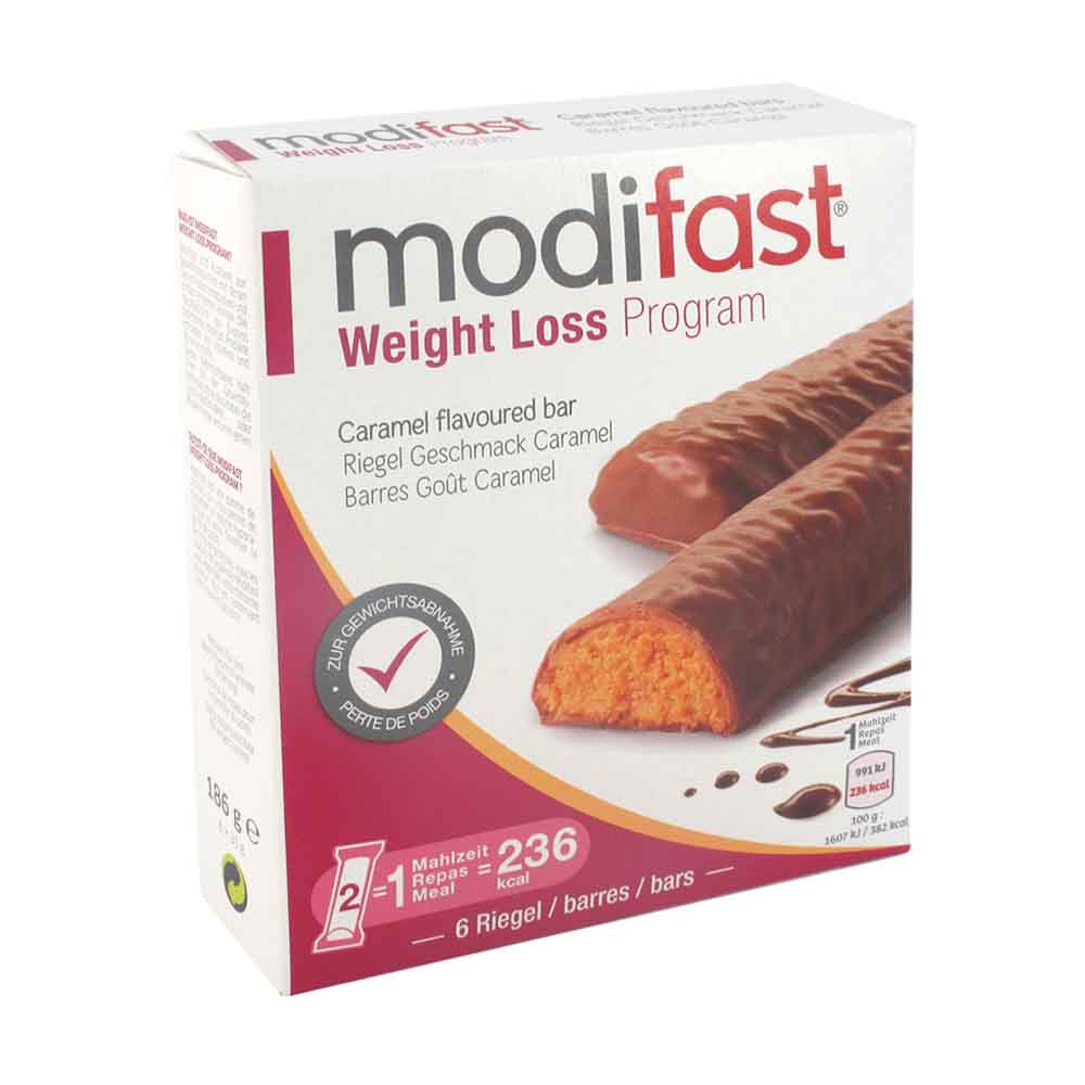 Modifast Lunch Riegel 186 g Karamell
