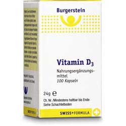Burgerstein Vitamin D 3 Kapseln 100 Stk.