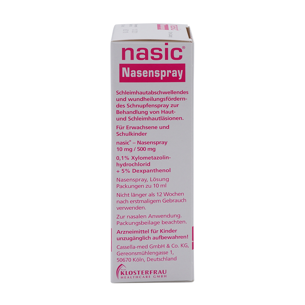 nasic Nasenspray 10 mg/ 500 mg 10 ml