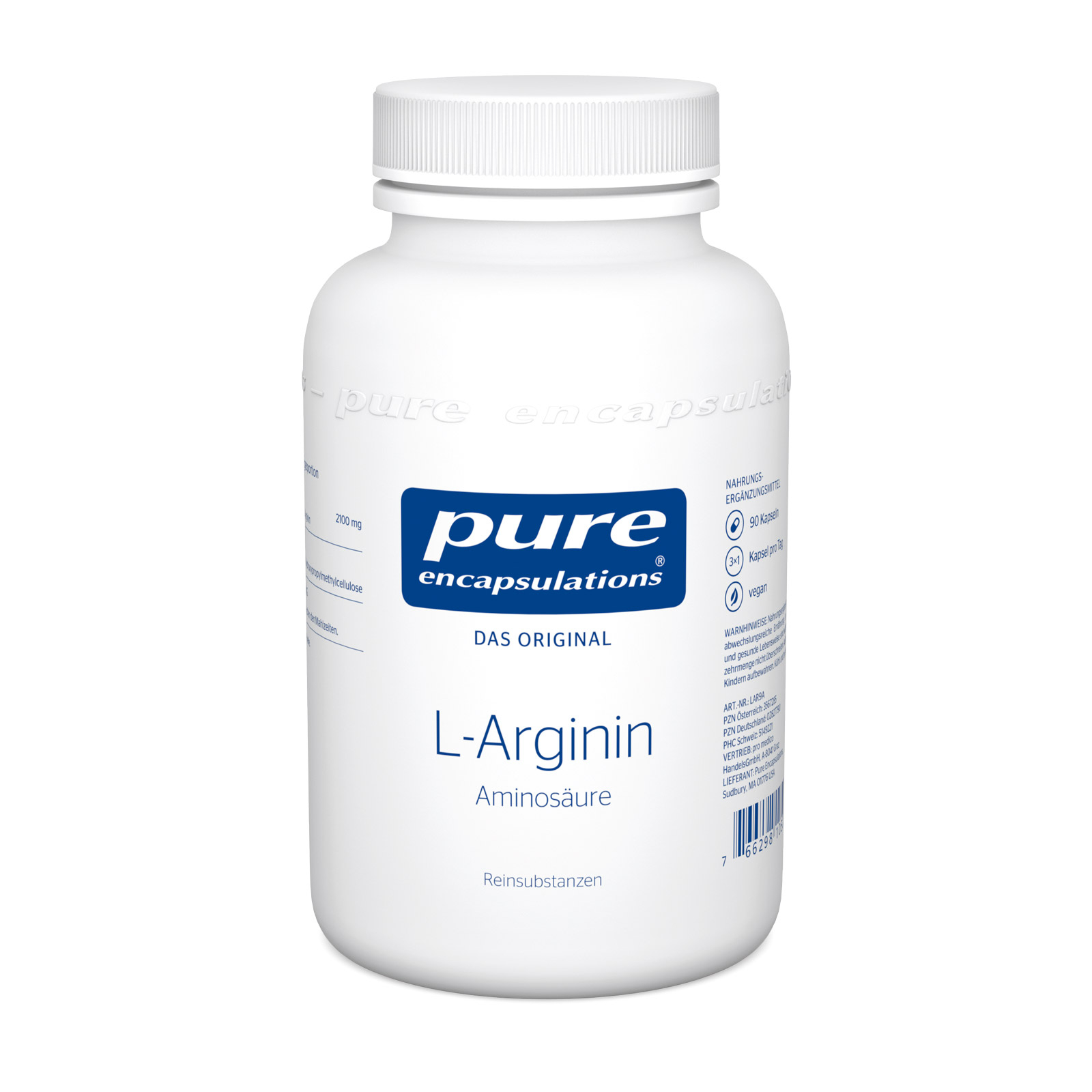 Pure Encapsulations L-Arginin 90 Stk.