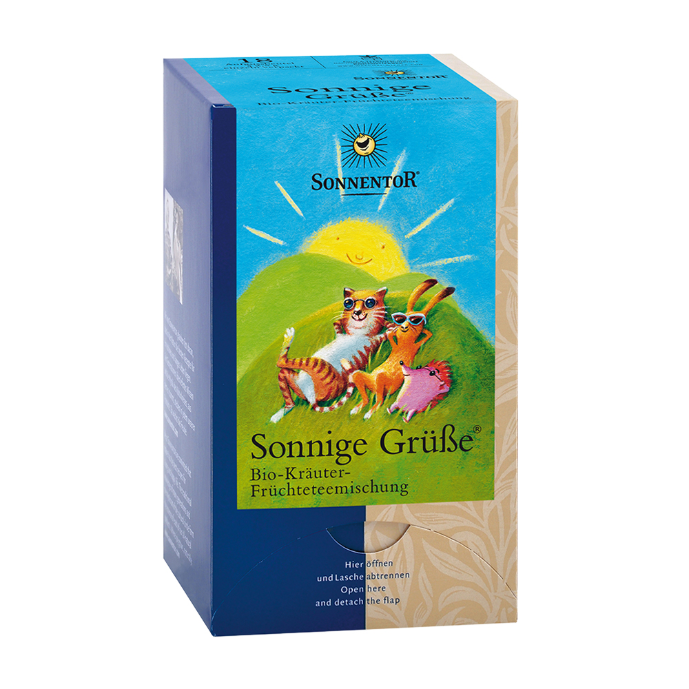 Sonnige Grüße bio, Doppelkammerbeutel