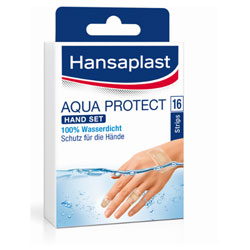 Hansaplast Aqua Protect Hand Set 16 Stk.