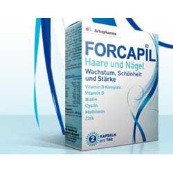Forcapil Kapseln Haar & Nägel 60 Stk.