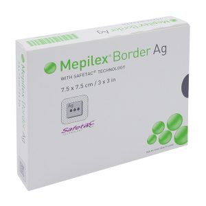 Mölnlycke Mepilex Border AG Verband 5 Stk. 7,5 x 7,5 cm