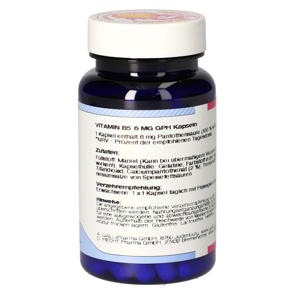 Vitamin B5 Kapseln 6mg