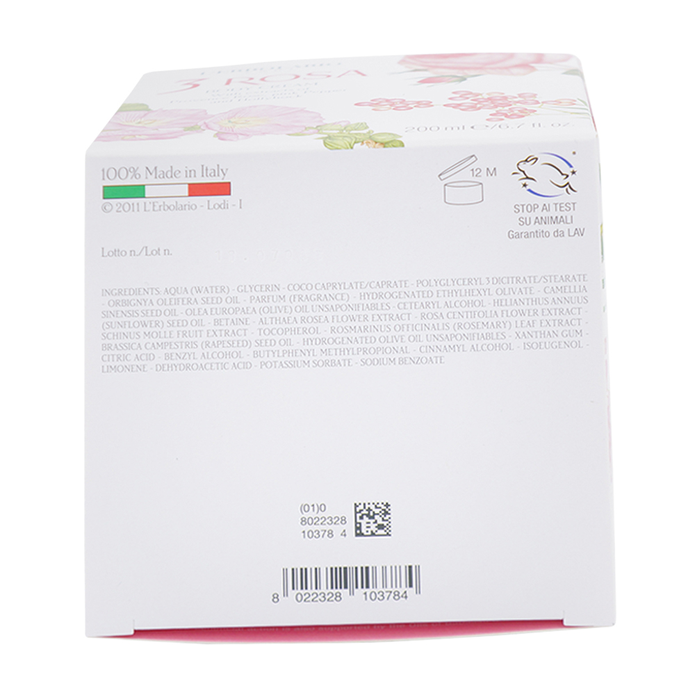 L Erbolario Körpercreme 200 ml Rosa