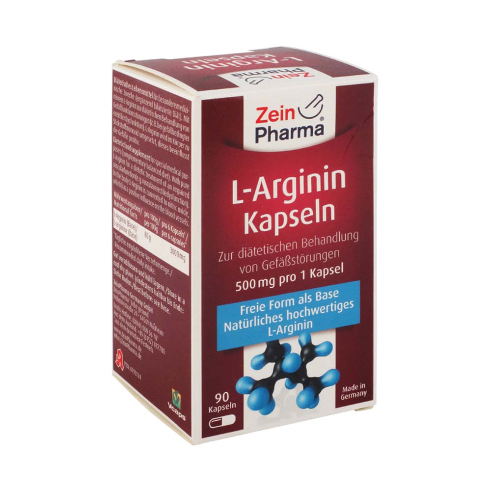 ZeinPharma L-Arginin Kapseln 90 Stk.