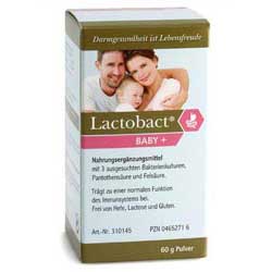LACTOBACT Baby+ – Nahrungsergänzungsmittel mit 3 ausgesuchten probiotischen Bakterienkulturen; Inhalt: 7 Sachets à 2 g (7 Tage-Packung)