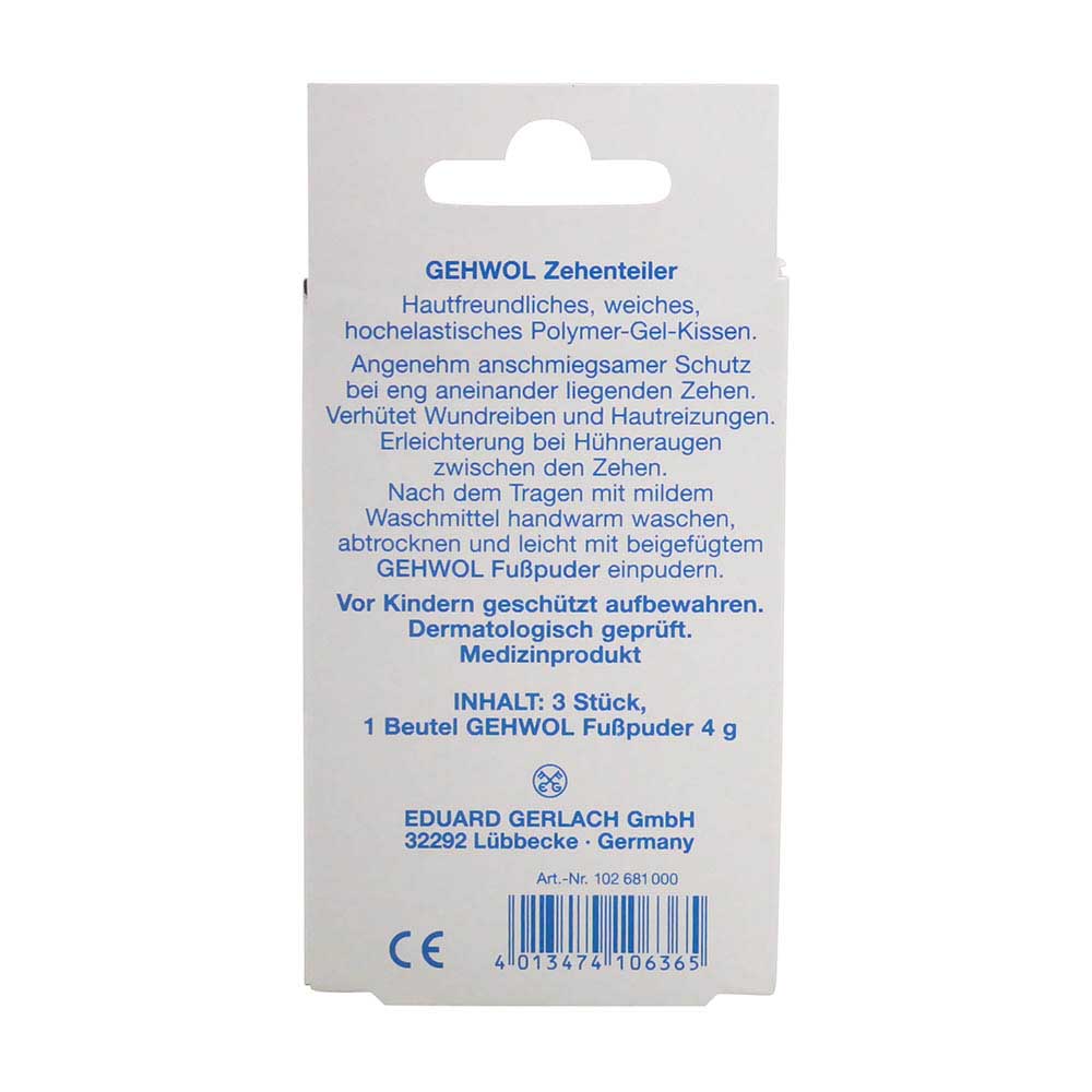 Gehwol Zehenteiler Gel groß 3 Stk.