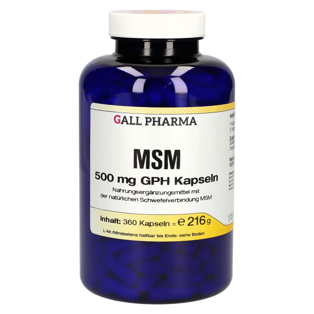 Gall Pharma MSM 500 mg Kapseln 360 Stk.