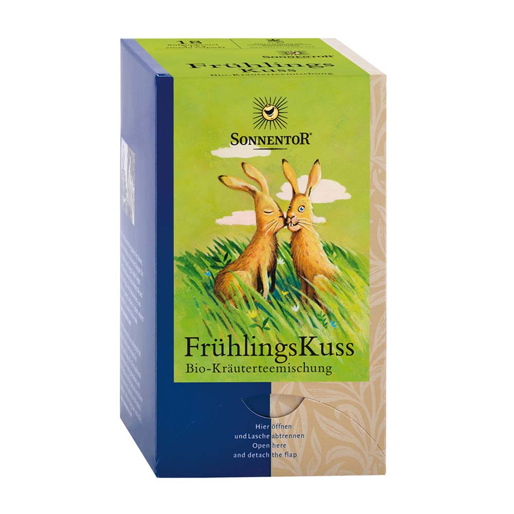 Sonnentor FrühlingsKuss-Kräutertee bio, Doppelkammerbeutel