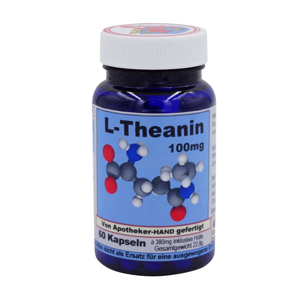 L – THEANIN 100mg Kapseln – Aminosäure aus Grüntee