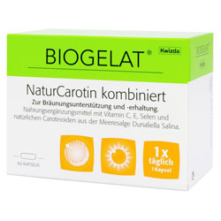 Biogelat Naturcarotin kombiniert 60 Stk.