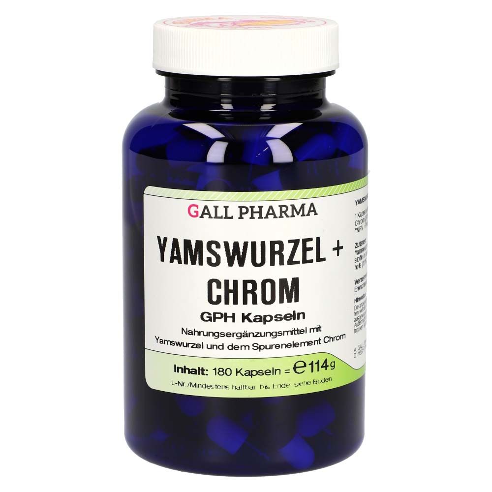 Gall Pharma Yamswurzel Kapseln + Chrom 180 Stk.