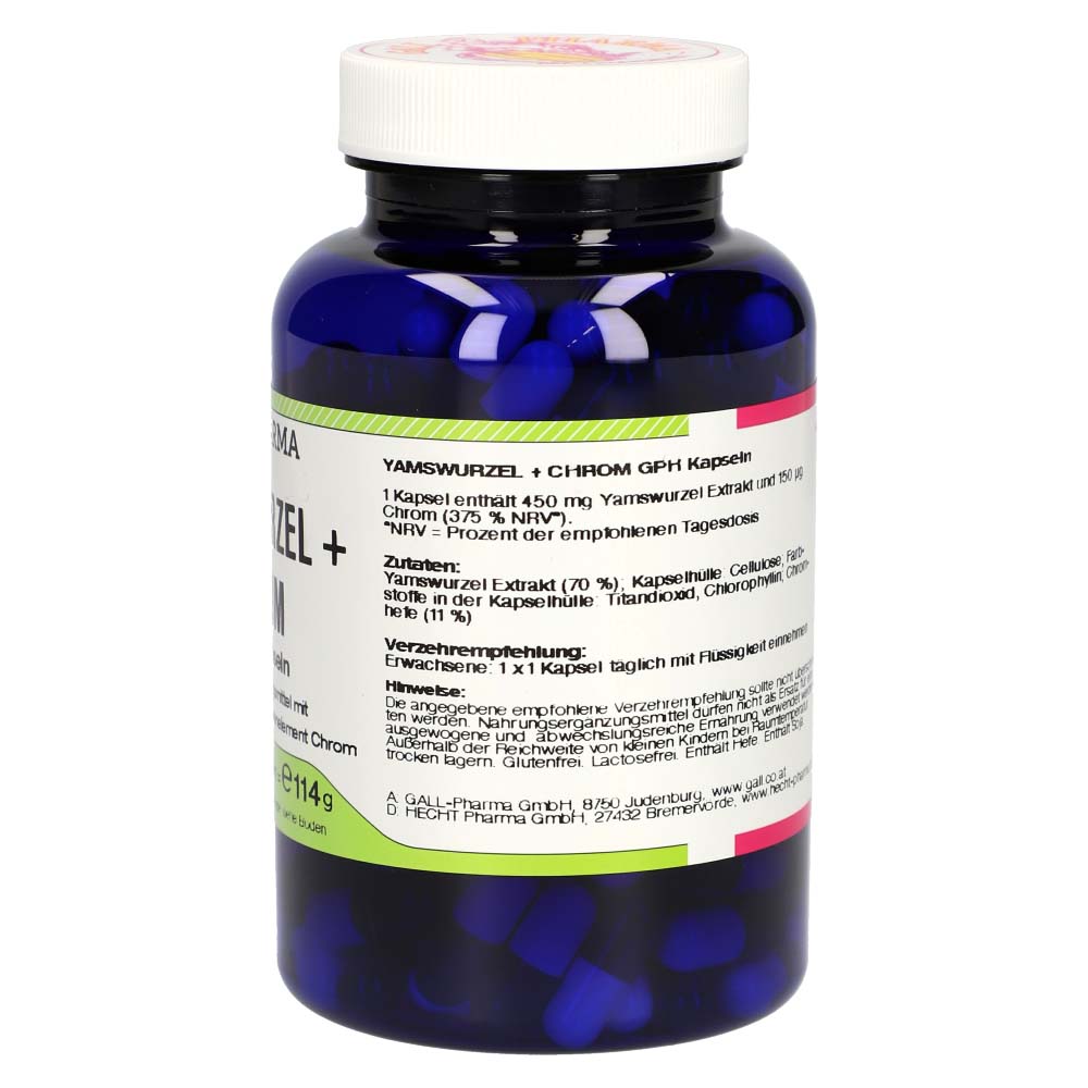 Gall Pharma Yamswurzel Kapseln + Chrom 180 Stk.