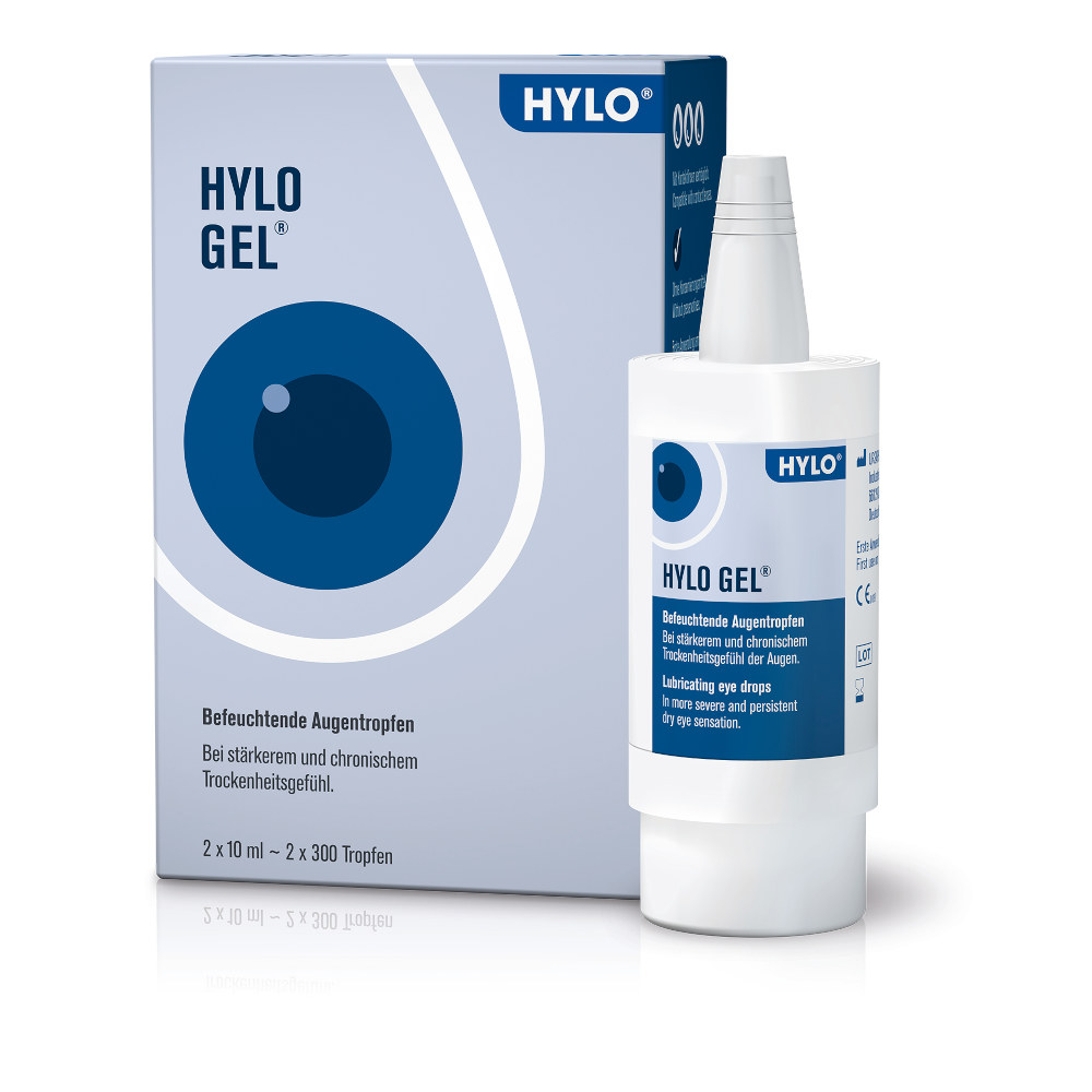 HYLO GEL Augentropfen 2 x 10 ml