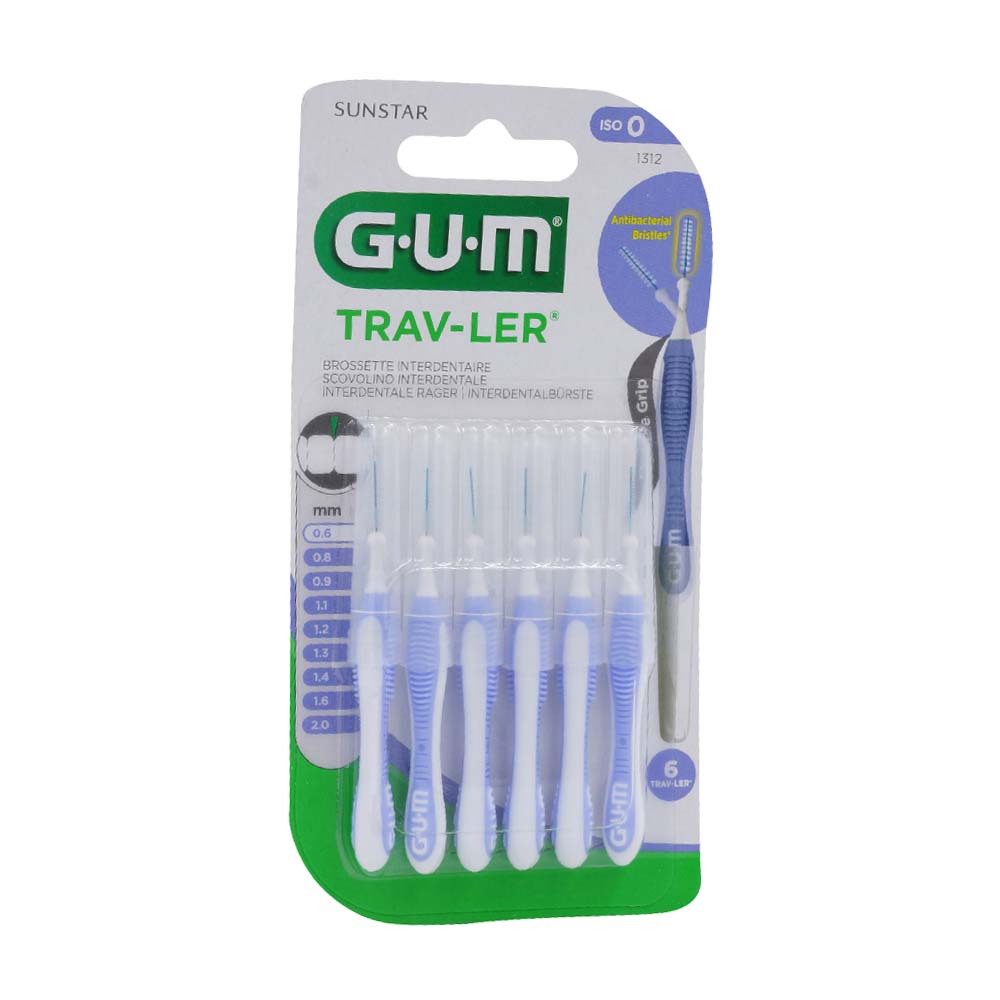 Gum TRAV-LER Inderdentalbürsten 0.6 mm 6 Stk.