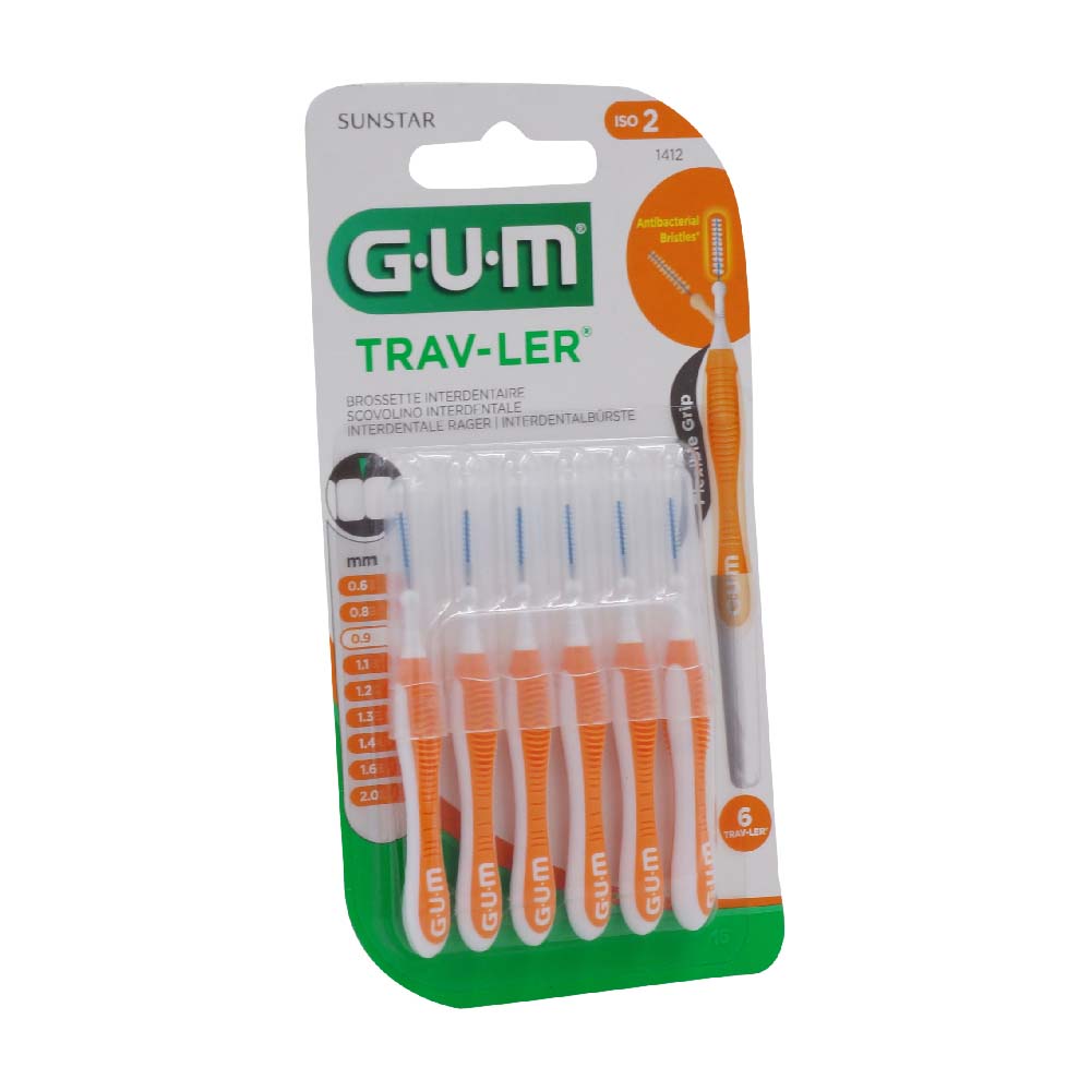 Gum TRAV-LER Inderdentalbürsten 0.9 mm 6 Stk.