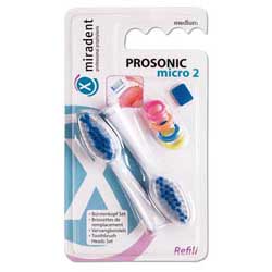 miradent Prosonic micro 2 – Ersatzbürsten