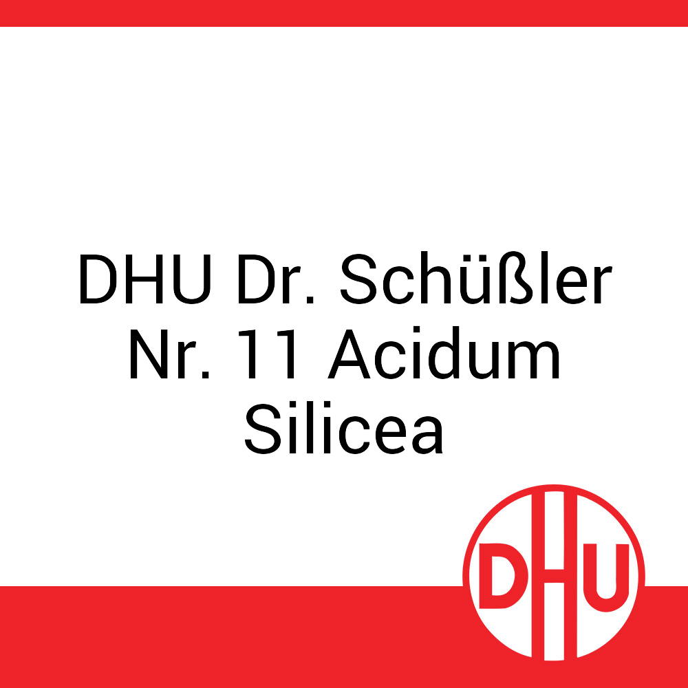 DHU Dr. Schüßler Nr. 11 Acidum Silicea DHU 100 g D 6 Tabletten