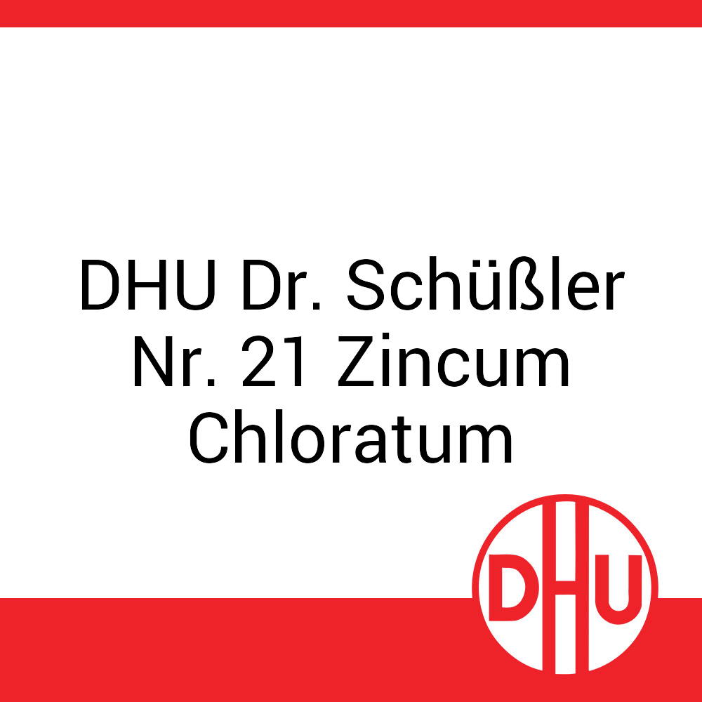 DHU Dr. Schüßler Nr. 21 Zincum Chloratum DHU 100 g