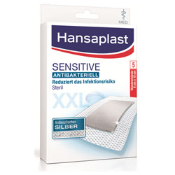 Hansaplast Sensitive MED antibakteriell XXL