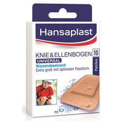 Hansaplast Universal Knie&Ellen-bogen wasserabweisend