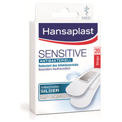 Hansaplast Med sensitiv Strips 20 Stk.