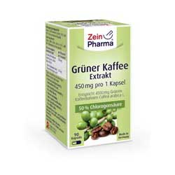 ZeinPharma Grüner Kaffee Extrakt 450 mg Kapseln 90 Stk.