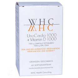 Unocardio 1000 mit Vitamin D + Omega 3 60 Stk.