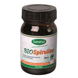 BioSpirulina Pulver, BIO, Naturland Sanatur