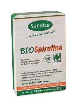 Sanatur Bio Spirulina Tabletten 400 mg 250 Stk.