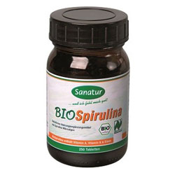 Sanatur Bio Spirulina Tabletten 400 mg 250 Stk.