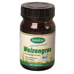 Sanatur Bio Weizengras Tabletten 400 mg 250 Stk.