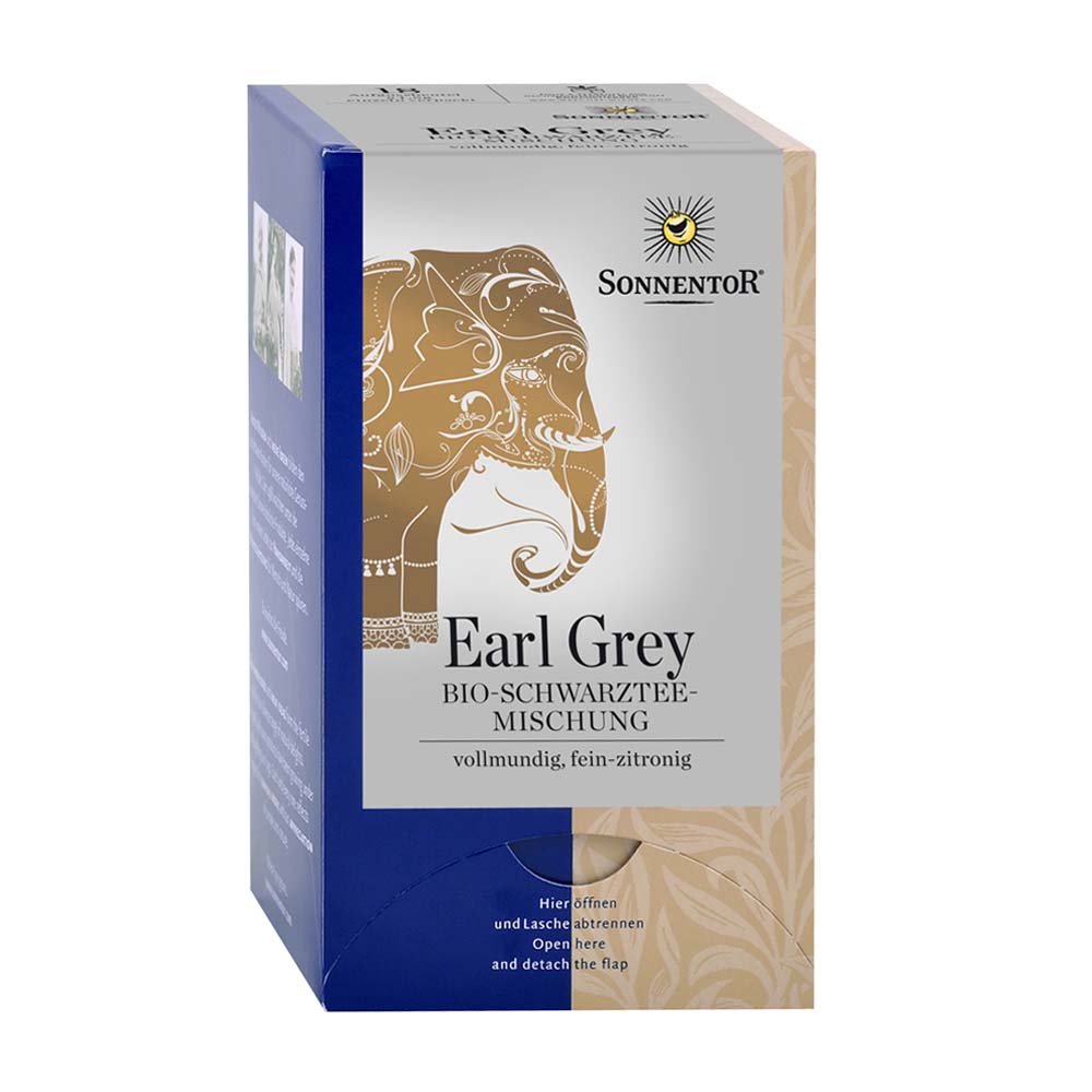 Sonnentor Earl Grey Schwarztee 18 Btl. BIO