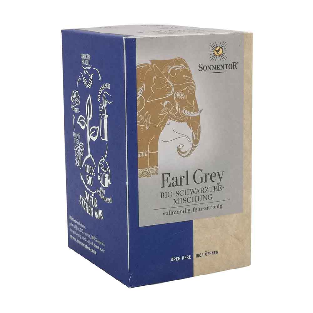 Sonnentor Earl Grey Schwarztee 18 Btl. BIO