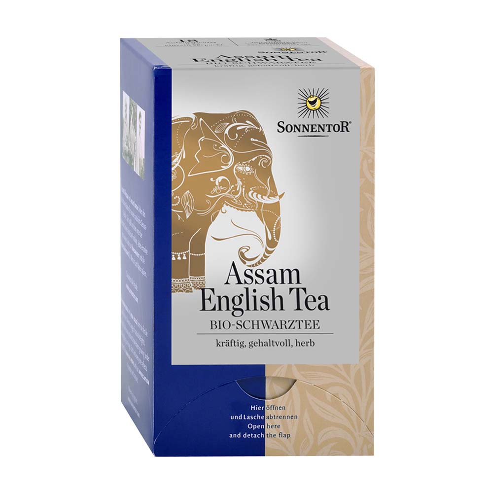 Sonnentor Assam English Tea Schwarztee 18 Btl. BIO