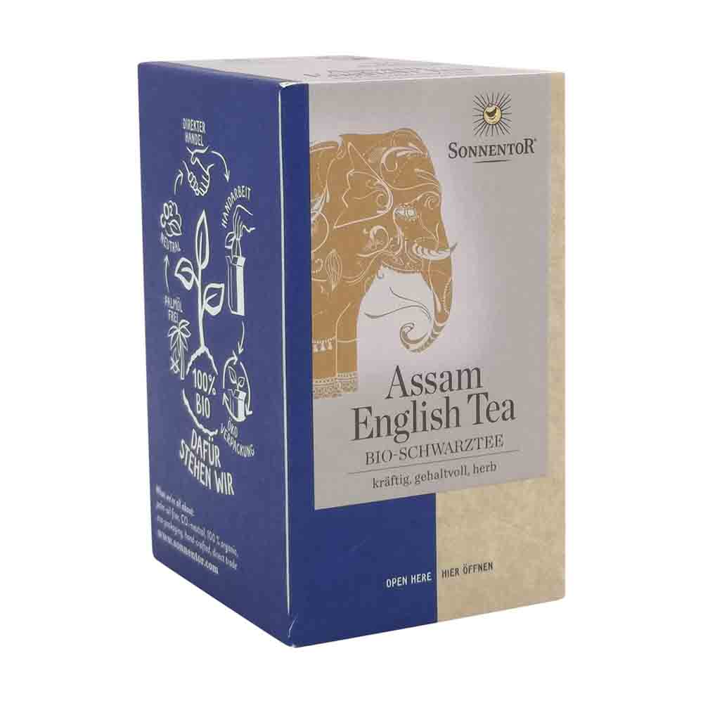 Sonnentor Assam English Tea Schwarztee 18 Btl. BIO
