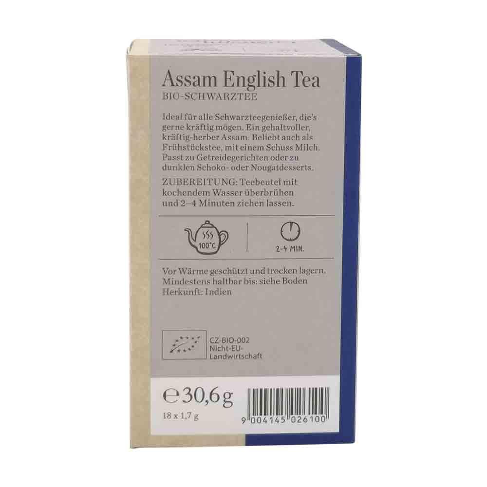 Sonnentor Assam English Tea Schwarztee 18 Btl. BIO