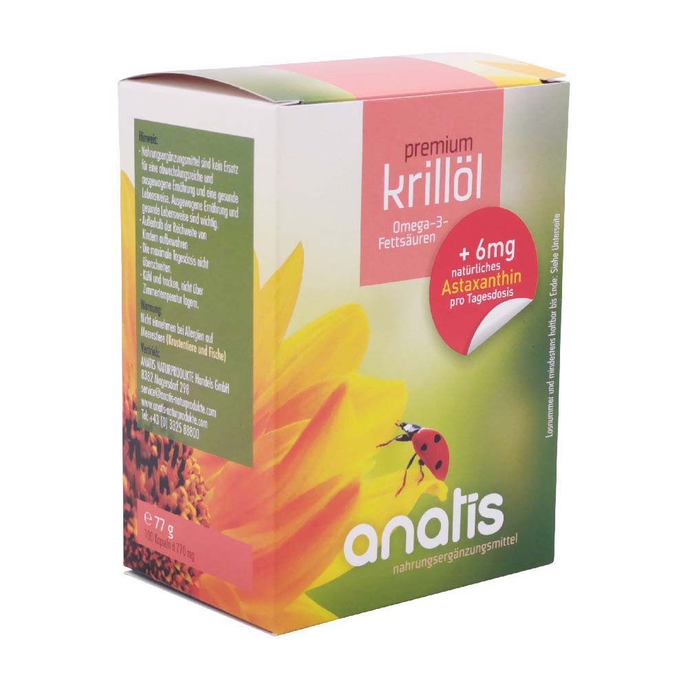 Anatis Krillöl Premium + Astaxanthin