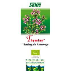 Schoenenberger Saft Thymian 200 ml BIO