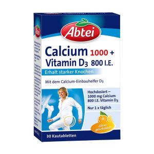 Abtei Calcium 1000 + D3 Osteo Vital Kautabletten 30 Stk.