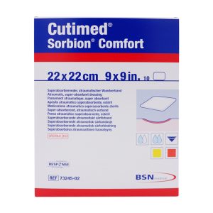 Sorbion Wundauflage 10 Stk. 22 x 22 cm