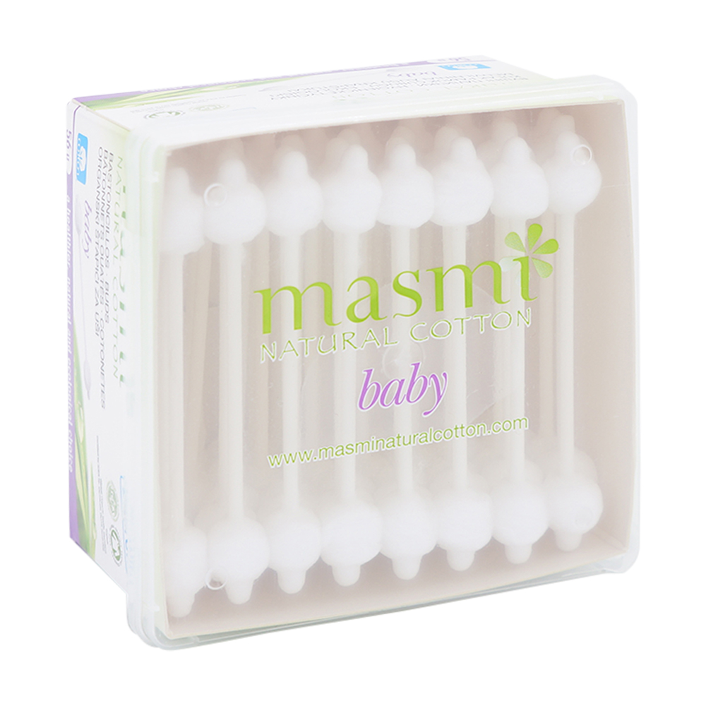 Masmi BIO Ohrenstäbchen Baby 56 Stk.