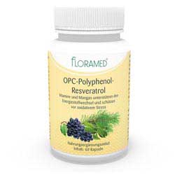 Floramed OPC Polyphenol Resveratrol, 60 Kapseln