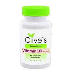 Clives Vitamin D3 1000 i.E. Kapseln 60 Stk.