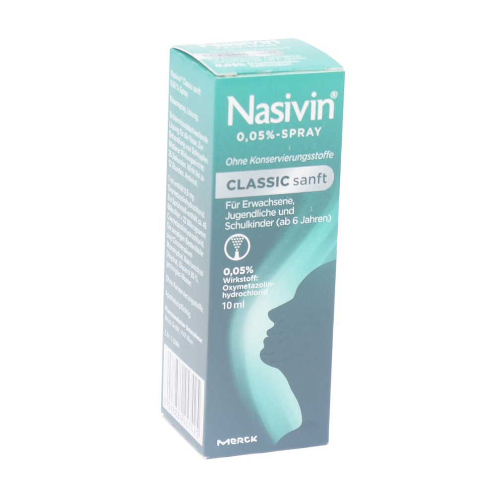 Nasivin Classic Sanft 0,05% Spray 10 ml
